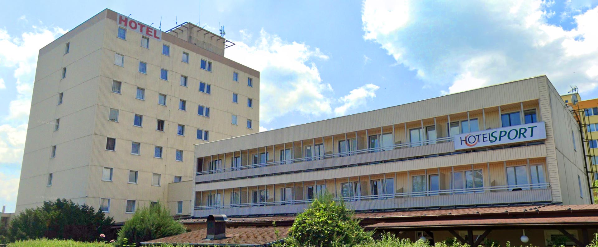 Exteriér Hotelu Sport Štětí